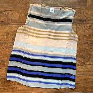 CAbi Sheer Top Blouse MEDIUM